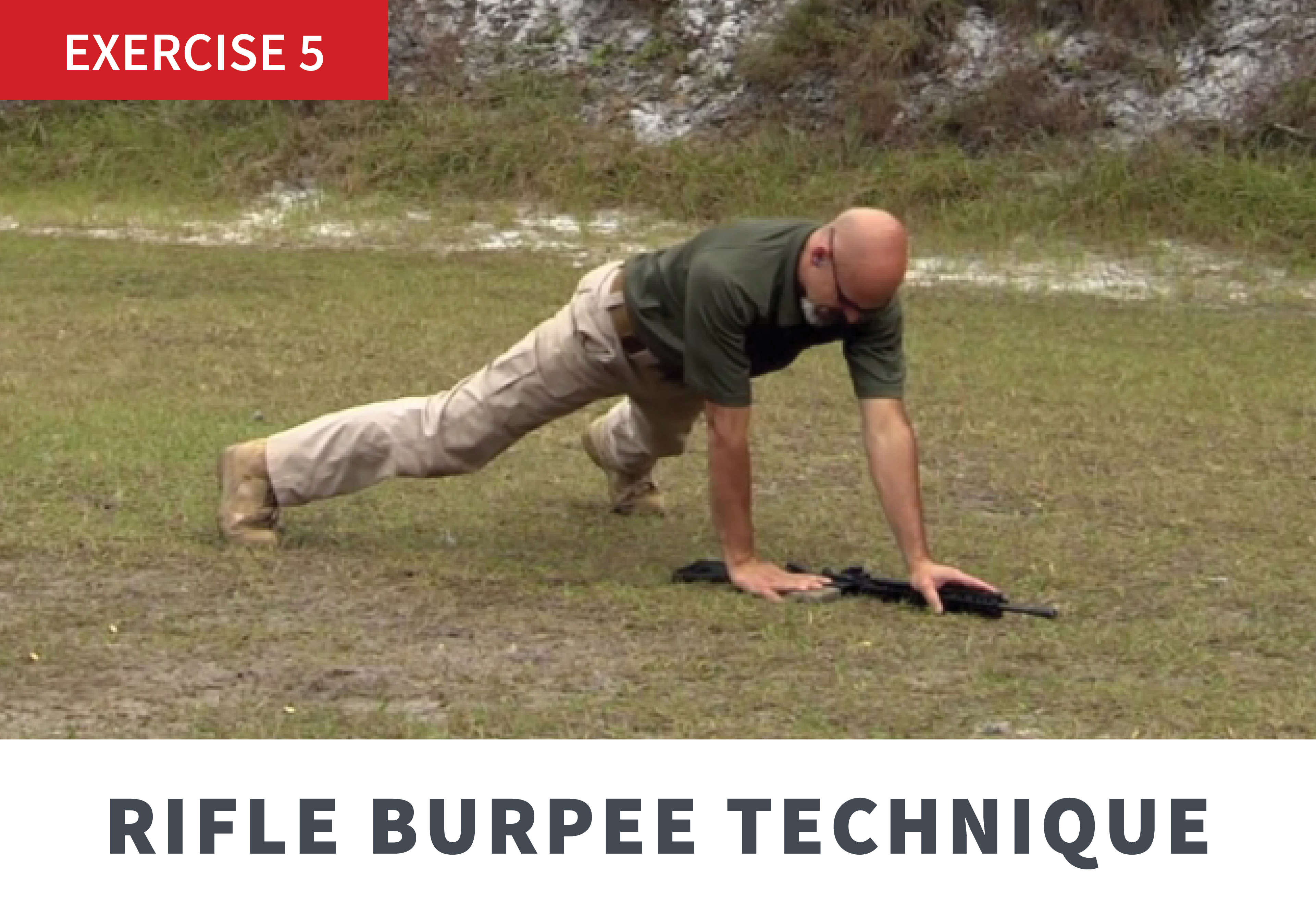 Rifle Burpee Technique