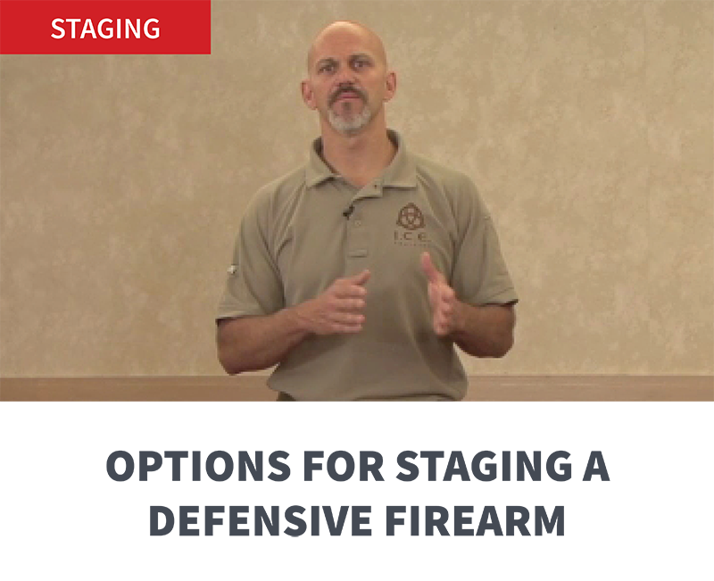 OPTIONS FOR STAGING A DEFENSIVE FIREARM
