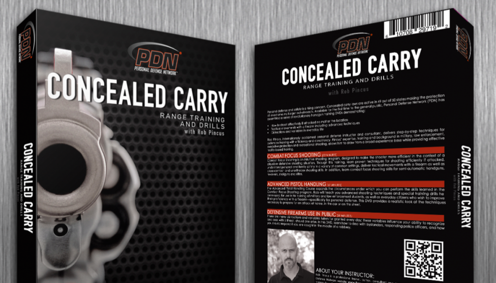 Concealed carry range training and drills DVD