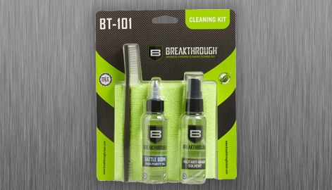 Breakthrough gun cleaning kit