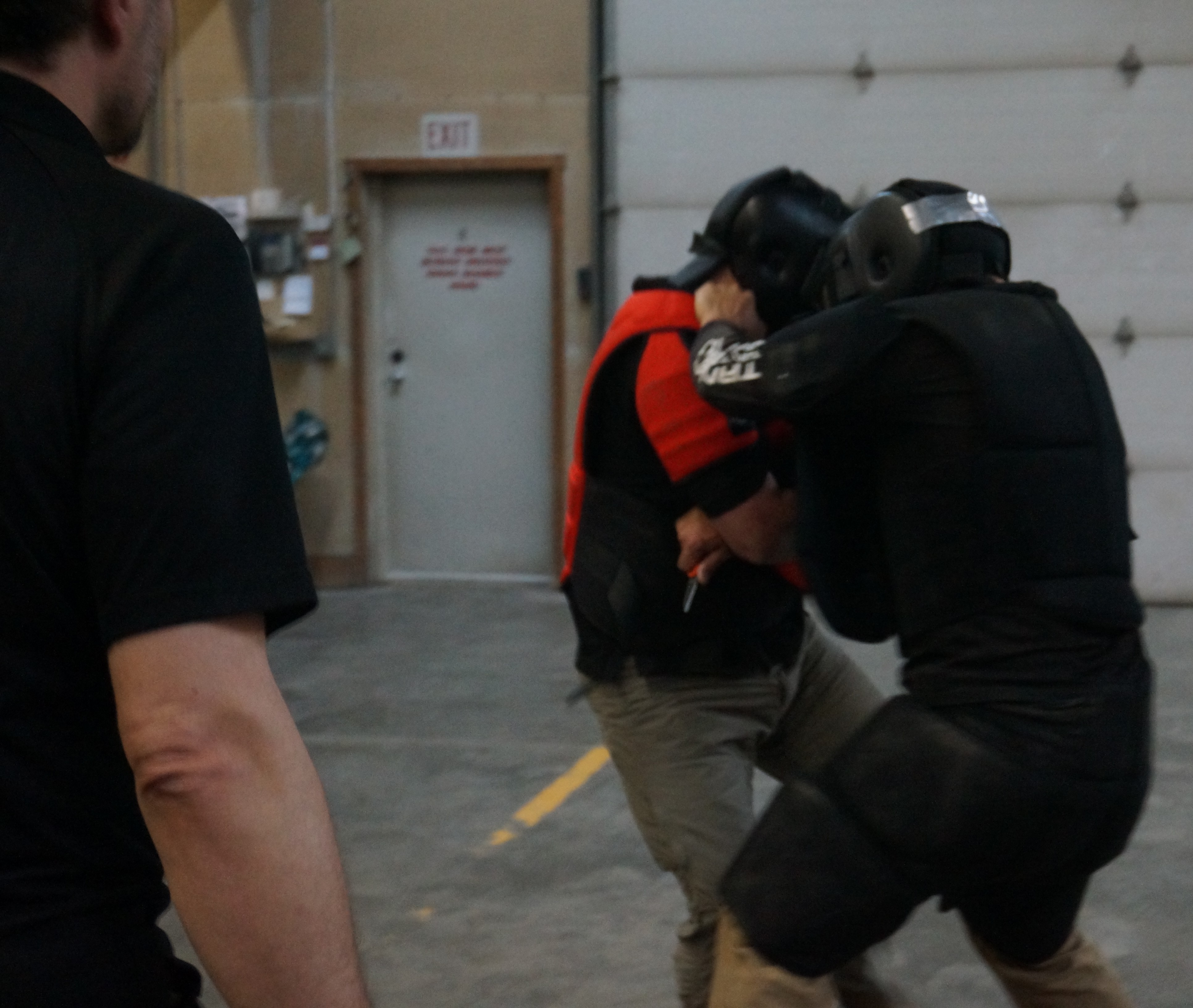 How can instructors set students up for success in a knife defense incident? Photo: author 