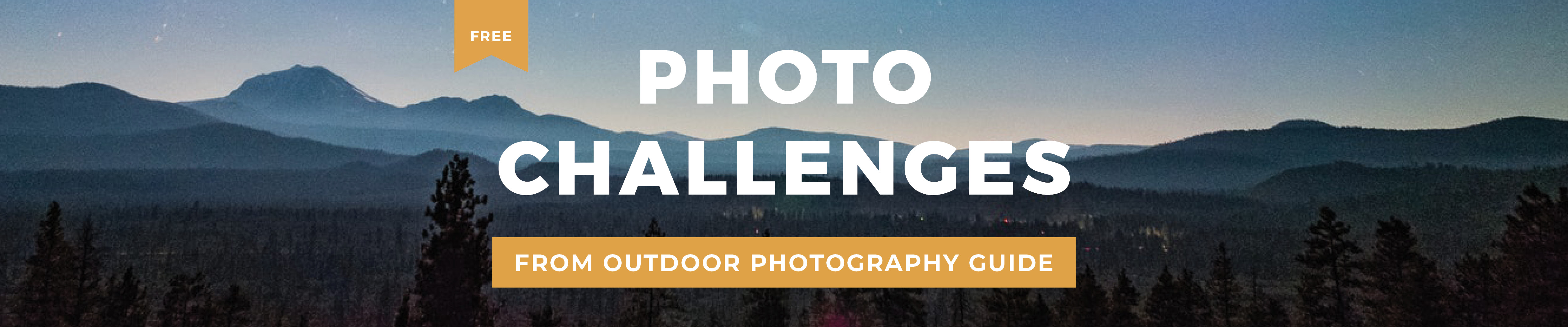 Free Photo Challenges from Outdoor Photography Guide