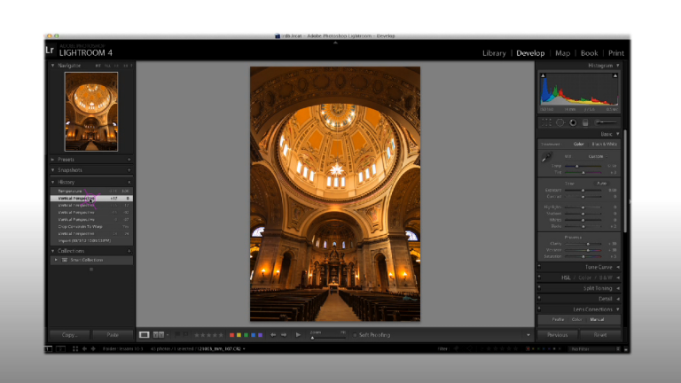 Post Production: Correcting Vertical Distortion and Blending Images
