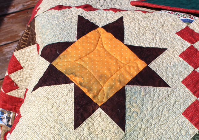 Help! How do you stop a bleeding quilt?