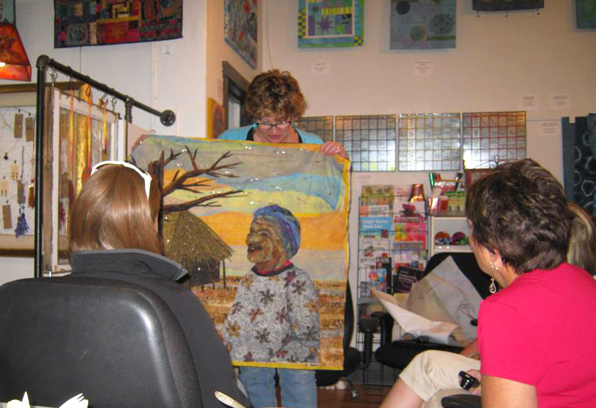 Barb Allen Showing Her Work