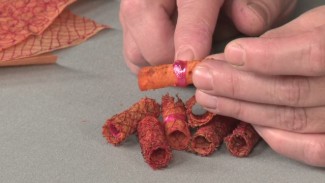 How to Make Fabric Beads Using Lutradur