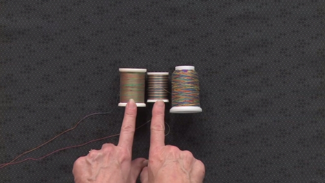 Variegated Thread Quilting
