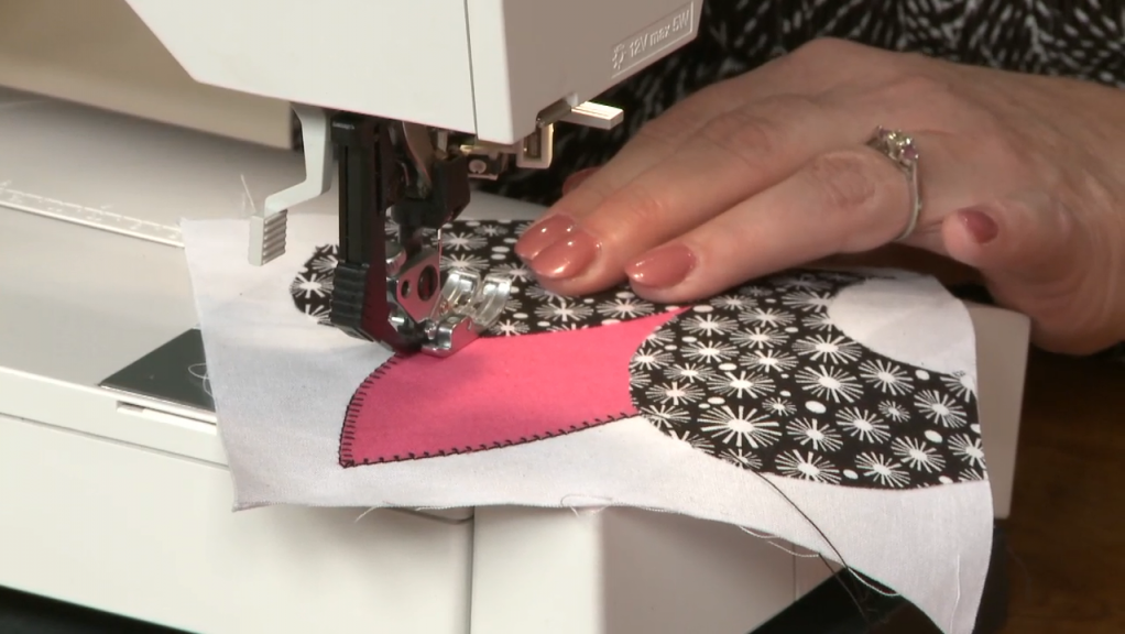 Sewing a fabric design
