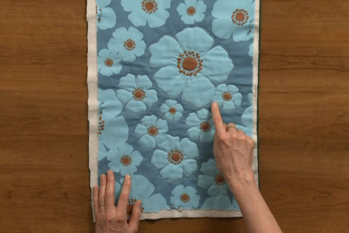Flower pattern quilt