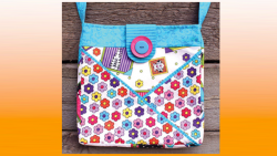 Colorful cross pocket bag