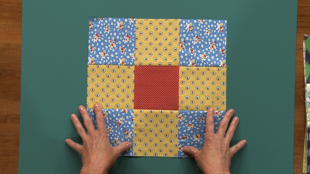 Square fabric blocks