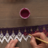 Painting a fabric design