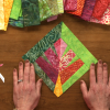 Colorful quilt square