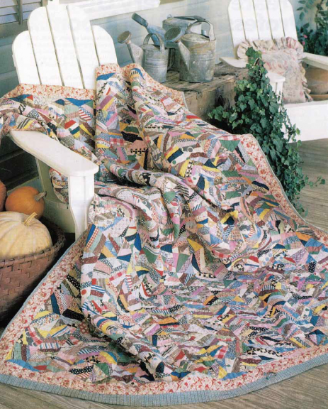 Quilt on an Adirondack chair