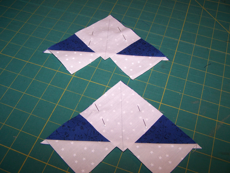 flying geese 8 - quilt piecing
