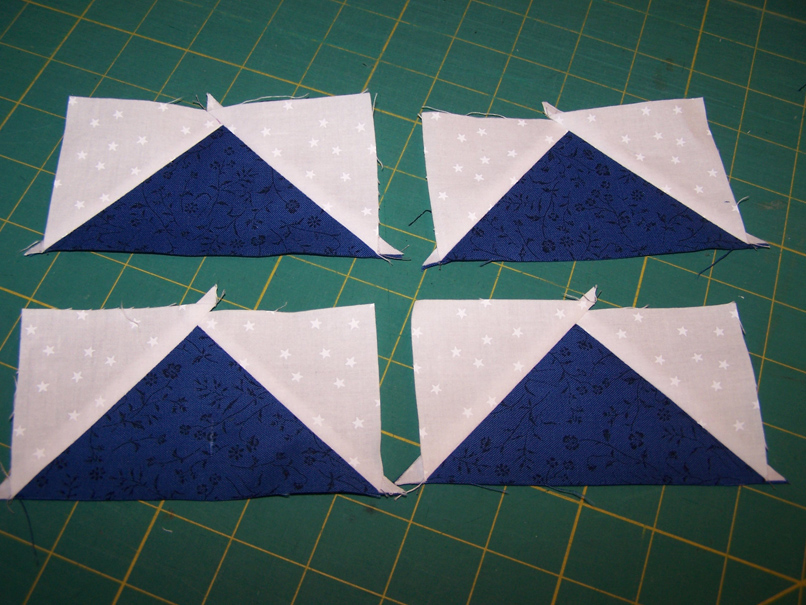 flying geese 10 - quilt piecing