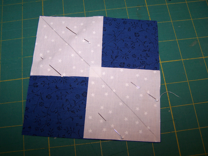 flying geese 4 - quilt piecing