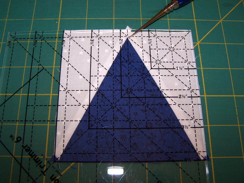 Triangle in a square