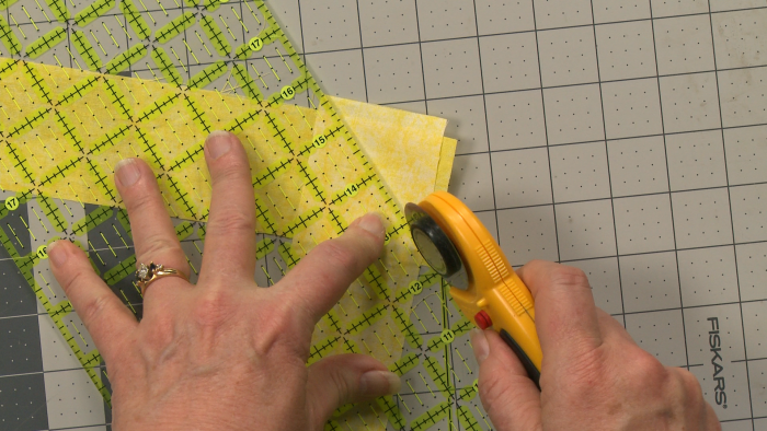 Cutting with rotary fabric