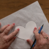Tracing a heart