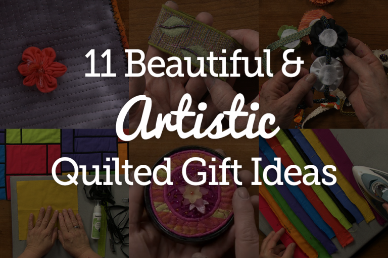 Quilted gift ideas text