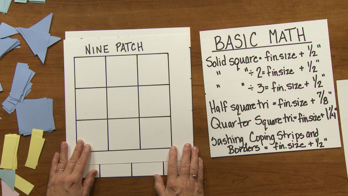 Nine patch block basics