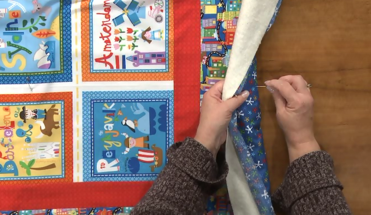 Sewing a country quilt