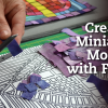 Creating miniature mosaics with fabric