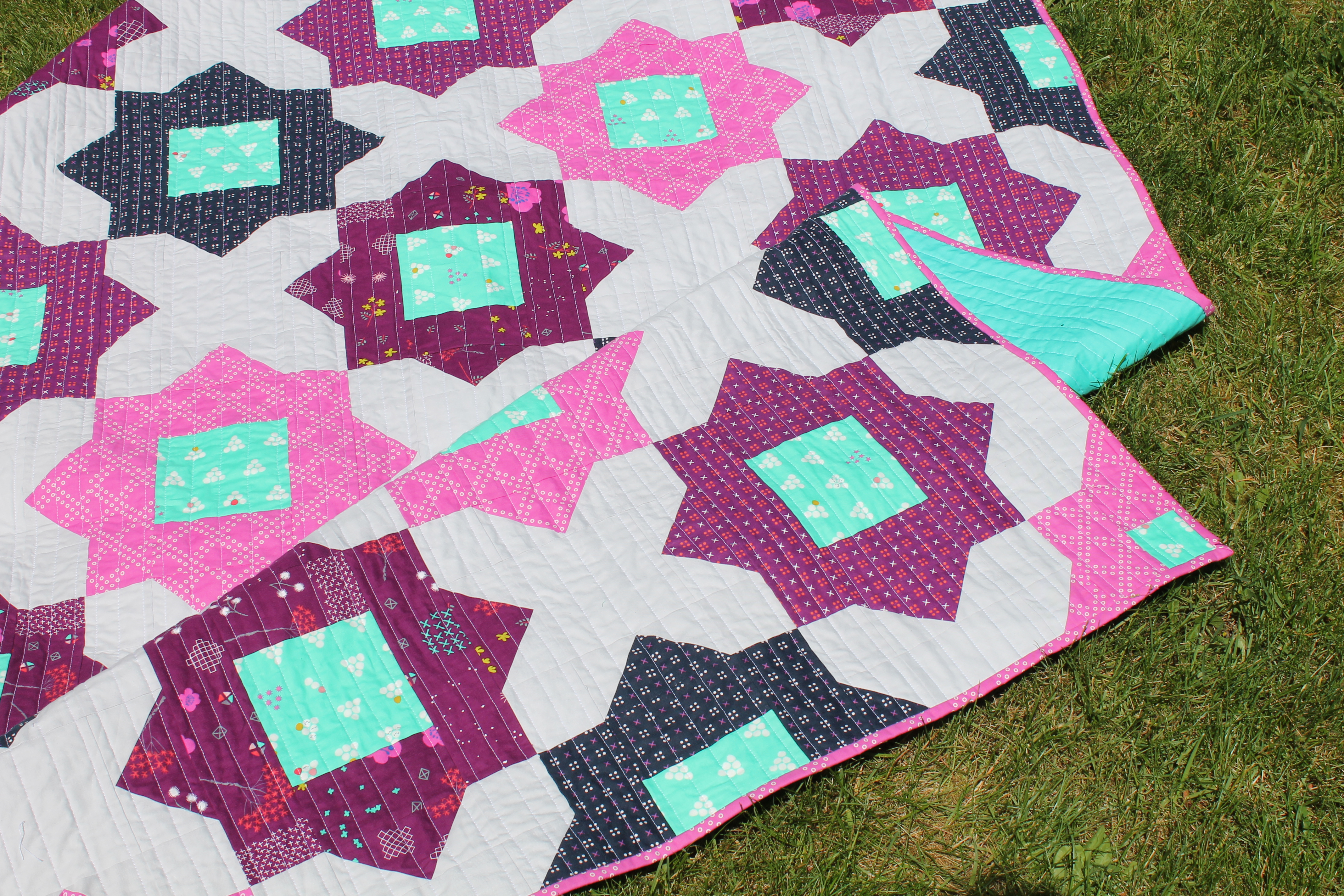 Bloomtastic quilt