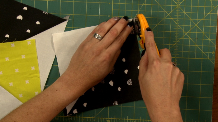 Cutting with a rotary cutter