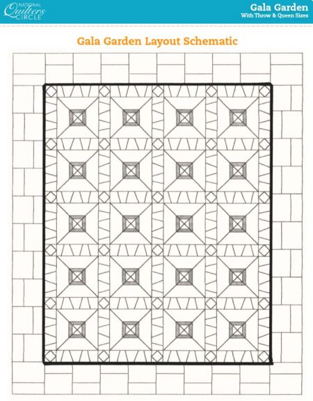 Gala Garden Layout Schematic