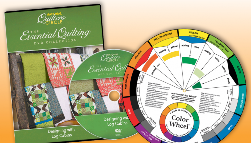 Designing with Log Cabins DVD and Color Wheel