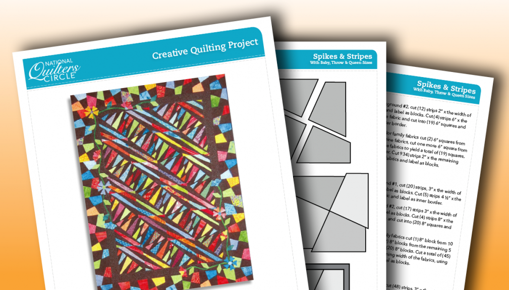Creative Quilting Pattern Spikes & Stripes