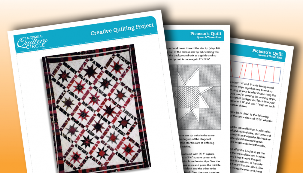 Picasso's Quilt Creative Quilting Project
