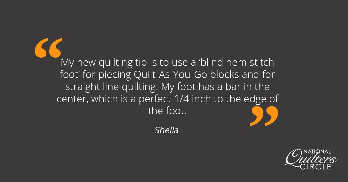 Quote about quilting
