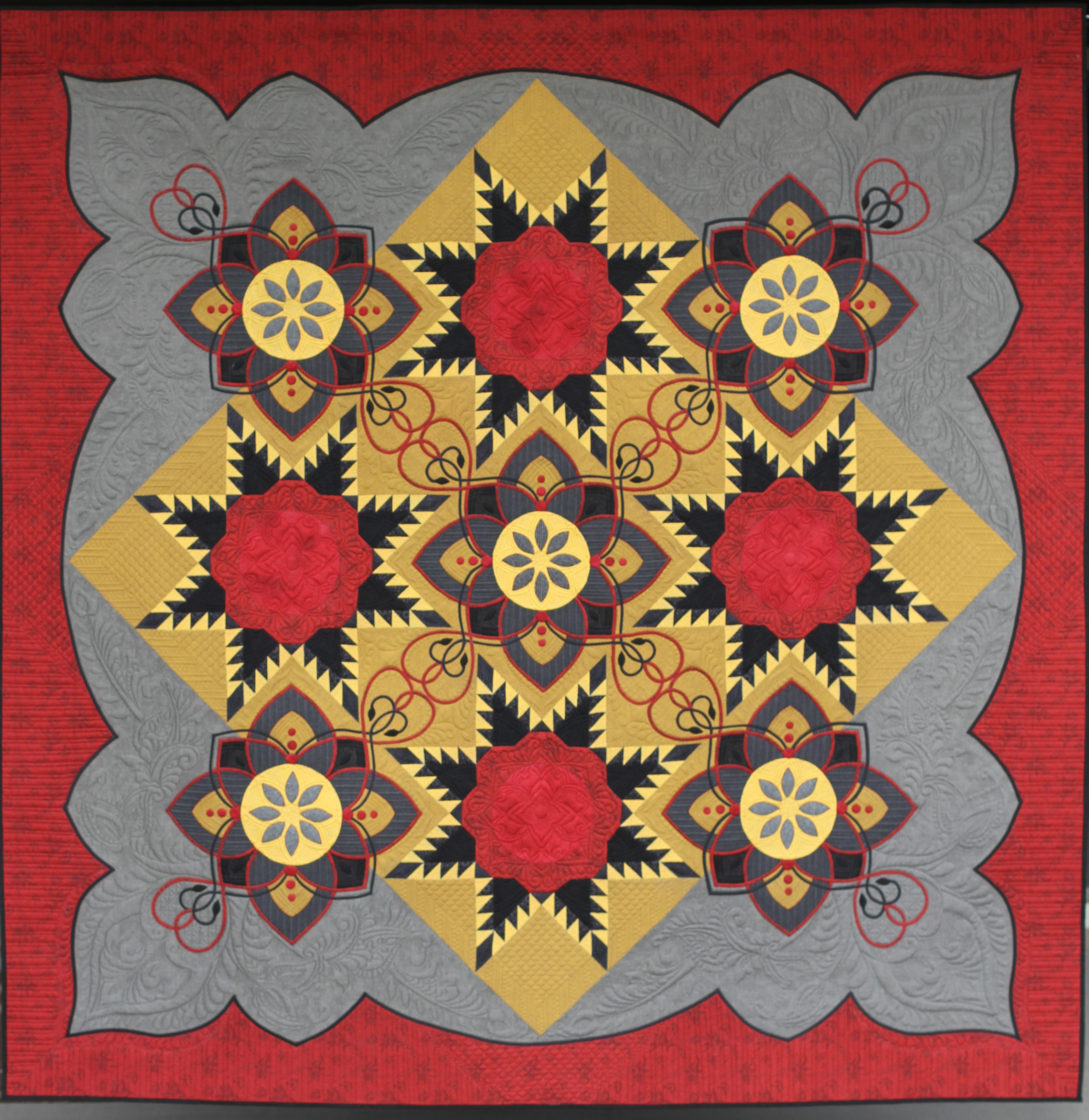 intricate quilt design