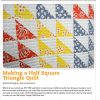 Making a Half Square Triangle Quilt
