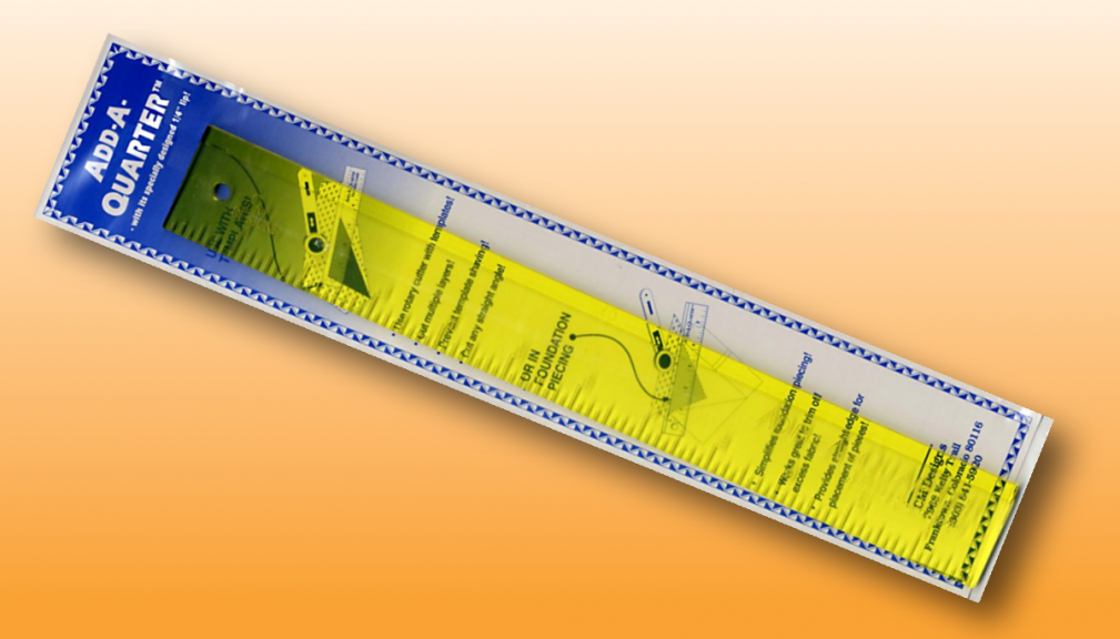 Add-A-Quarterin Ruler