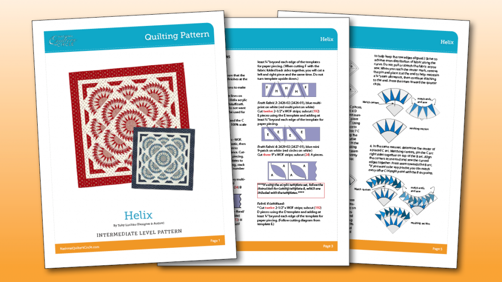 Helix Quilting Pattern