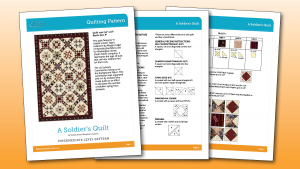A Soldier's Quilt Quilting Pattern