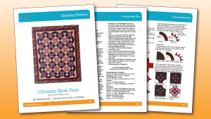 Chinese New Year Quilting Pattern