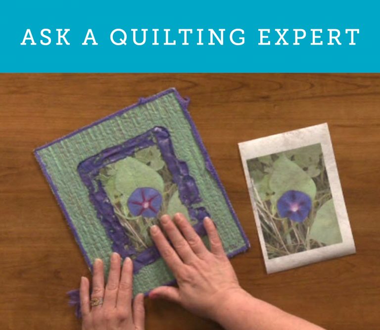 Ask a quilting expert