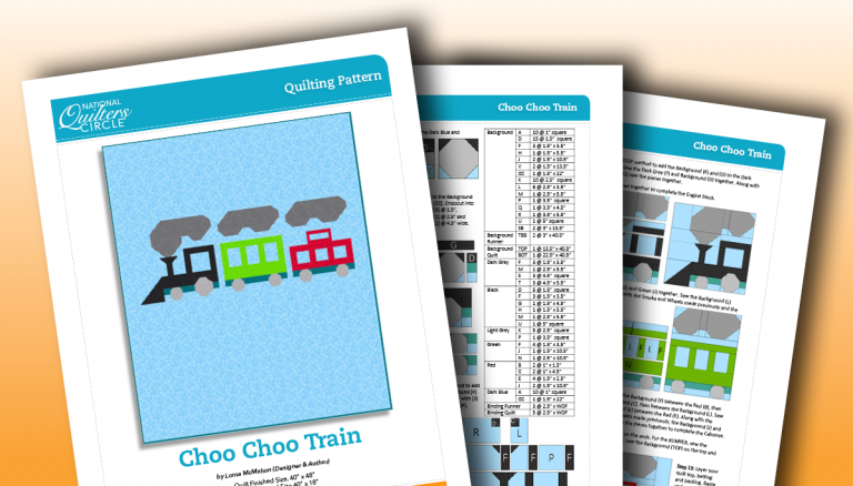 Choo Choo Train Quilting Pattern
