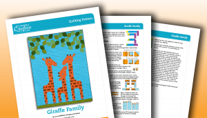 Giraffe Family Quilting Pattern
