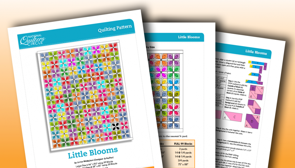 Little Blooms Quilting Pattern