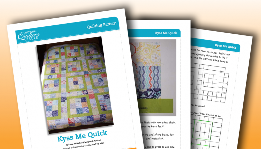 Kyss Me Quick Quilting Pattern