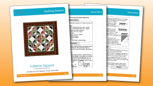 Liberty Square Quilting Pattern