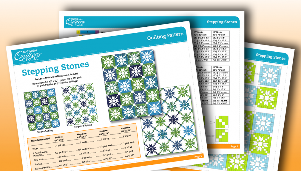 Stepping Stones Quilting Pattern