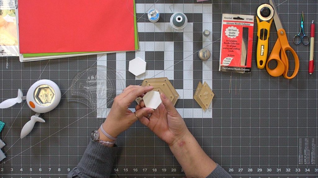Paper piecing and tools