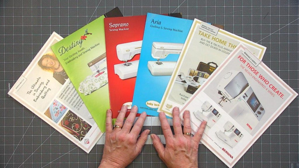 Sewing machine pamphlets
